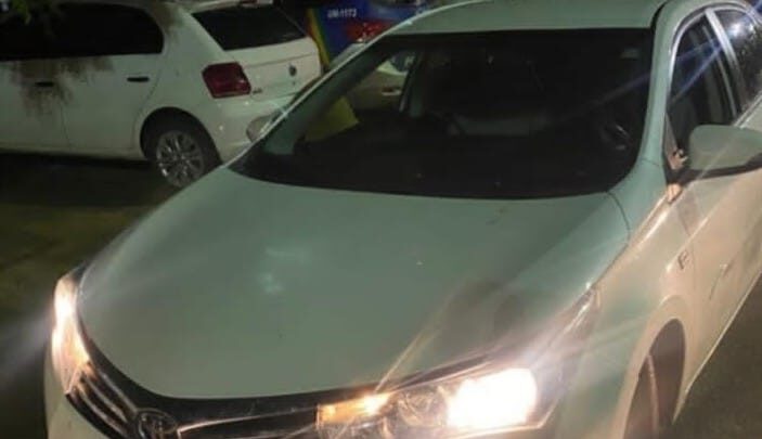 PM recupera carro e objetos roubados
