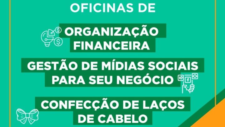 Inscrições abertas para oficinas de empreendedorismo feminino, em Caruaru