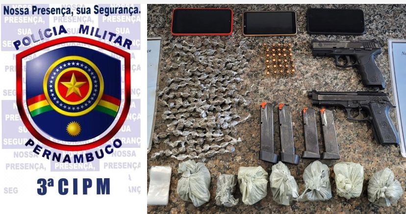 Ponto de tráfico de drogas é debelado