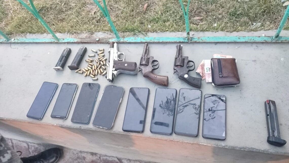 Quatro indivíduos presos em Caruaru após cometerem série de assaltos