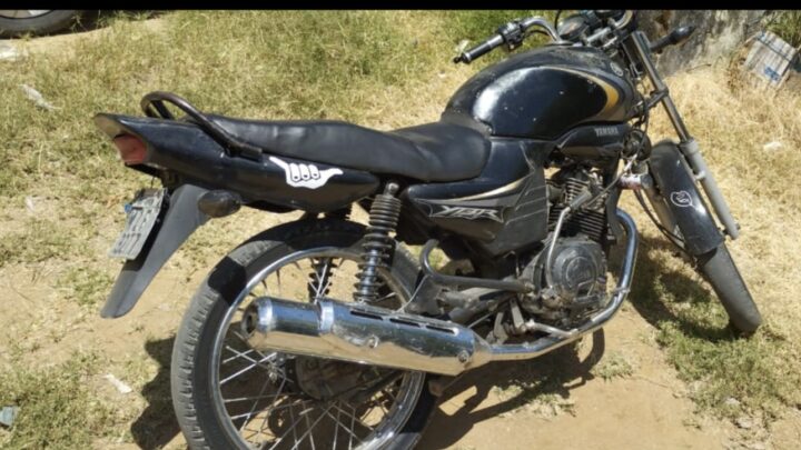 PM apreende moto com sinais de adulteração na numeração do motor