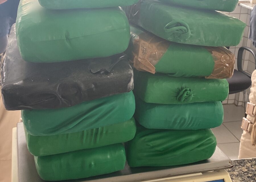 PRF apreende mais de 15 kg de droga em ônibus na BR 232