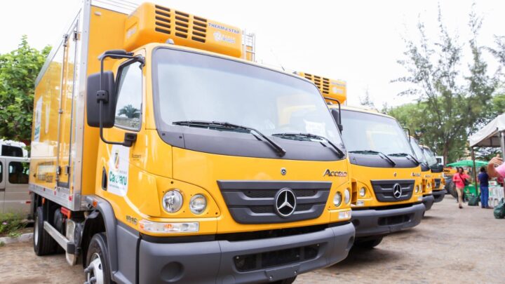 Caruaru ganha frota própria de caminhões para distribuição da merenda escolar