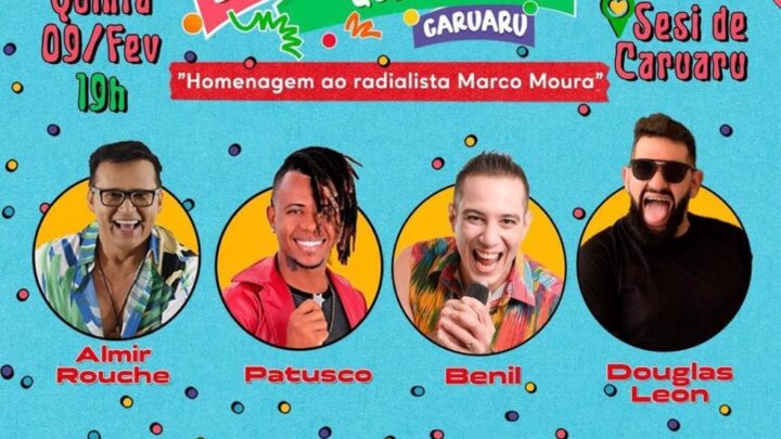 Baile Imprensa que Entra será realizado pela primeira vez em Caruaru