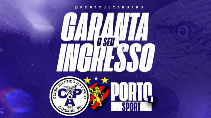 Confira os preços de ingressos para o jogo Porto x Sport