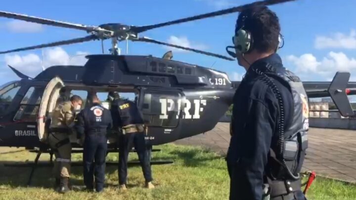 PRF e SAMU retomam atendimento aeromédico em Pernambuco durante o carnaval