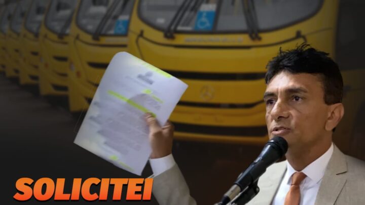Vereador Mano do Som solicita transporte adequado para alunos da Escola Municipal Leudo Valença