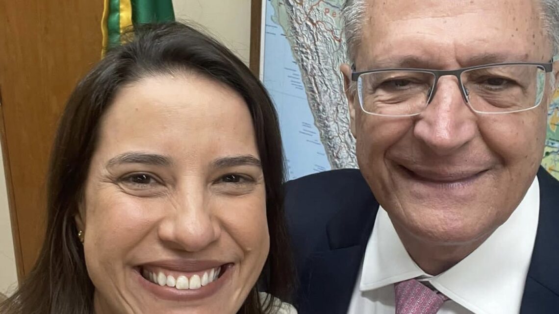 Governadora Raquel Lyra se encontra com o vice-presidente Geraldo Alkimin