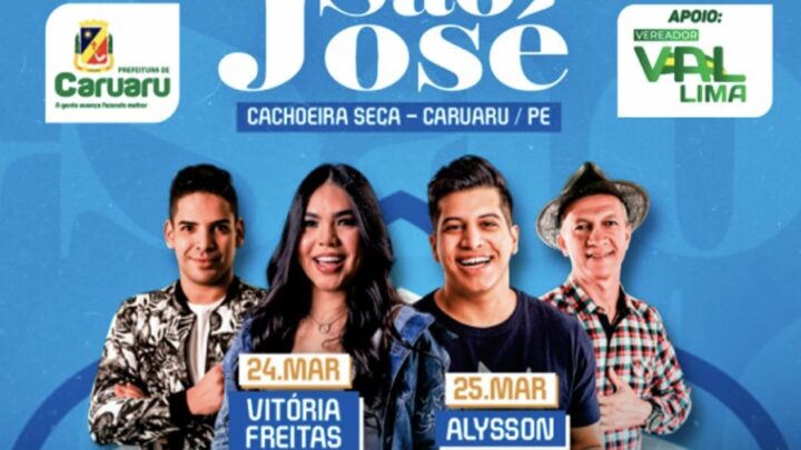 Festa de São José em Cachoeira Seca tem grandes atrações sexta (24) e sábado (25)