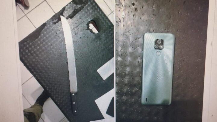 Vítima de assalto é agredida com golpe de facão nas costas e tem dois dedos cortados, PM prende acusado