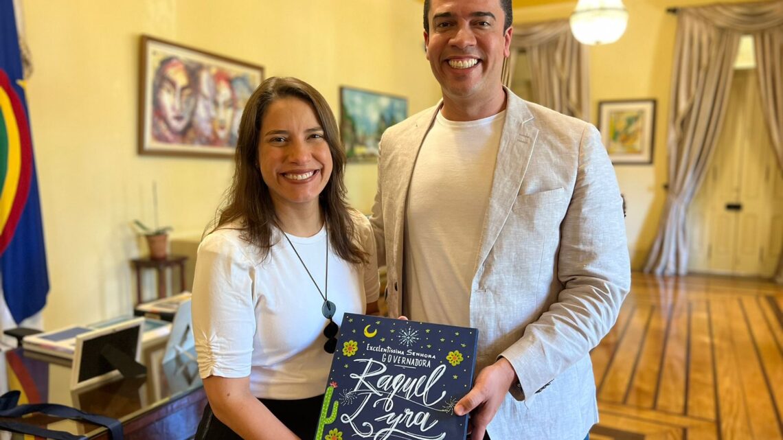 Governadora Raquel Lyra é convidada pelo prefeito Rodrigo Pinheiro para o São João 2023 de Caruaru