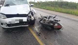 Adolescente morre após colisão entre carro e moto, em São Caitano