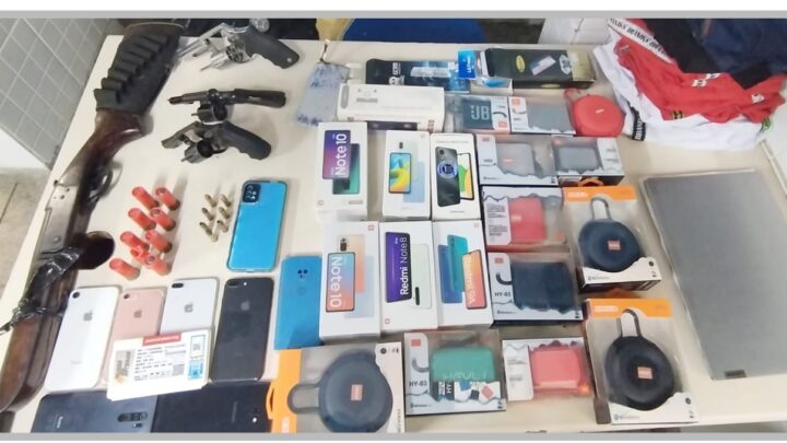 PM prende quadrilha perigosa que praticava roubos e assaltos, no Agreste