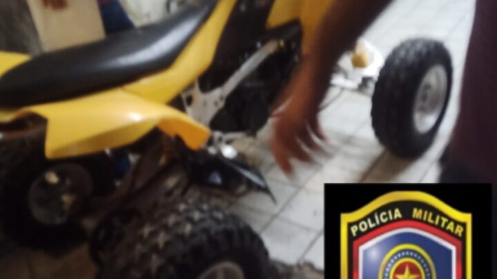 PM recupera um quadriciclo roubado e colocado à venda, em Caruaru