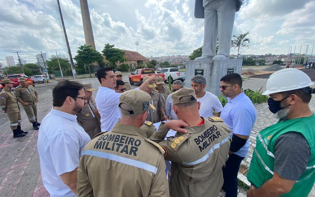 Corpo de Bombeiros faz vistoria em polos do São João de Caruaru Corpo de Bombeiros faz vistoria em polos do São João de Caruaru