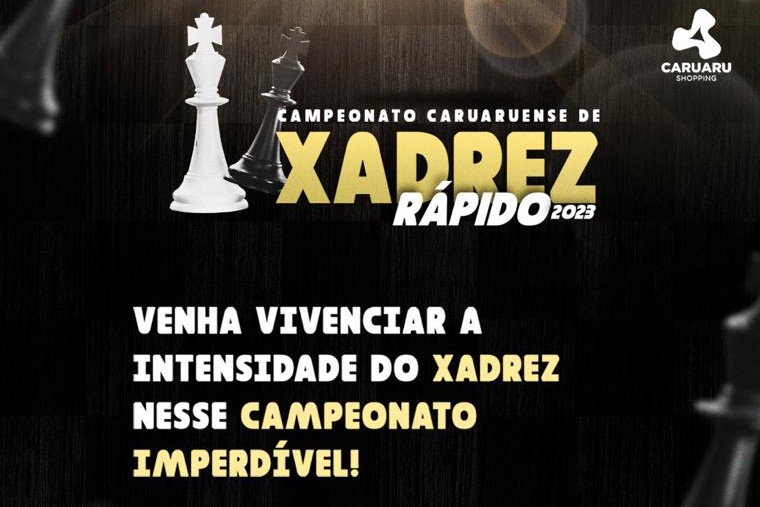 Campeonato de Xadrez acontece em Caruaru neste domingo