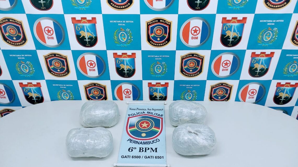 Ex-presidiário é preso novamente por tráfico de drogas