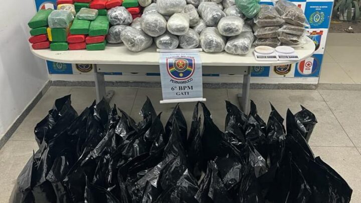 Mulher é presa com172Kg de maconha