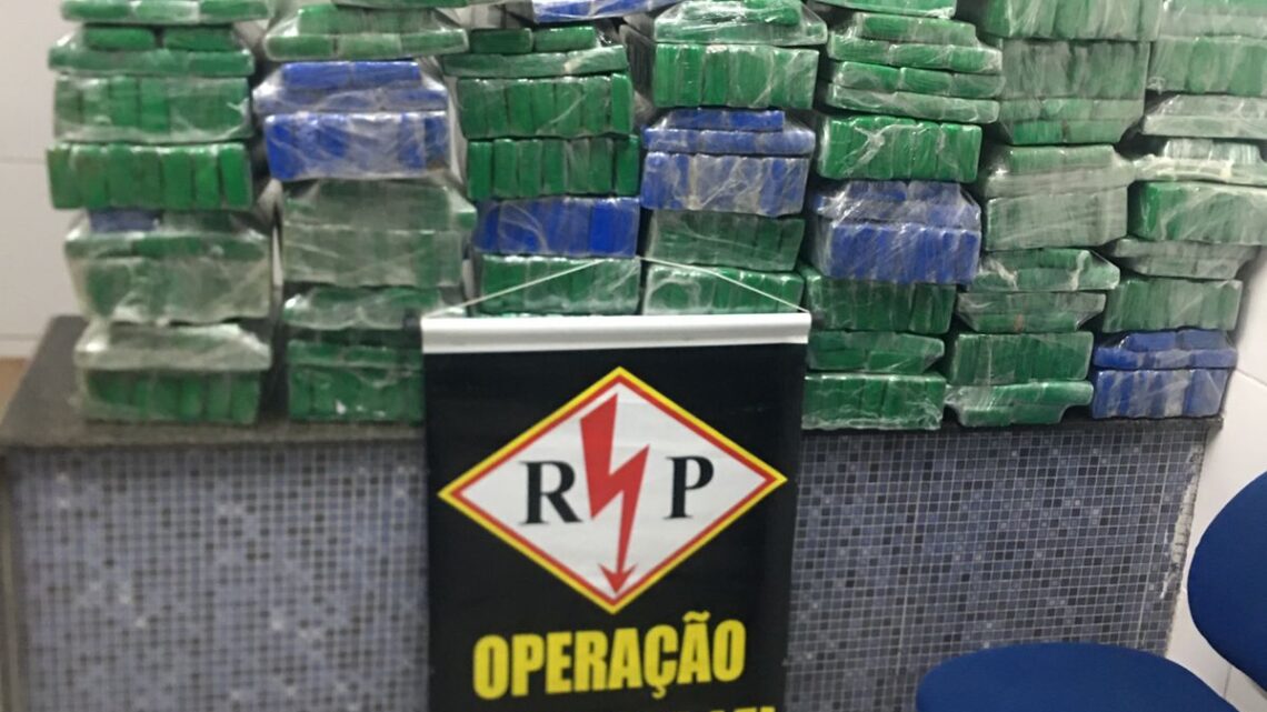 BPRP prende dois homens e apreende 345kg de maconha