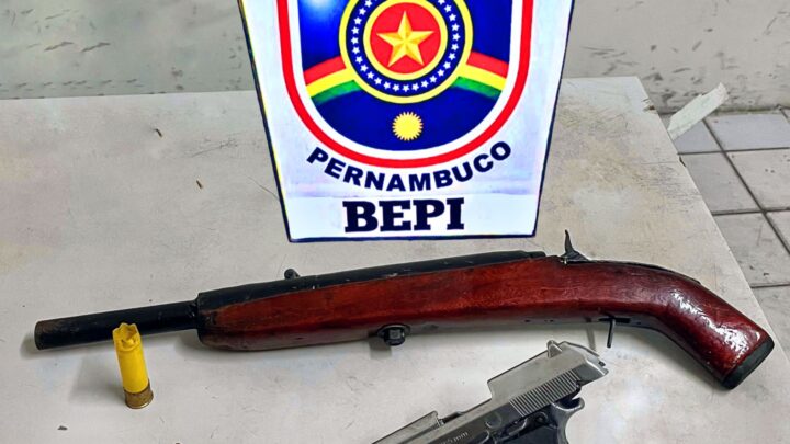 Suspeito de homicídioé capturado com armas