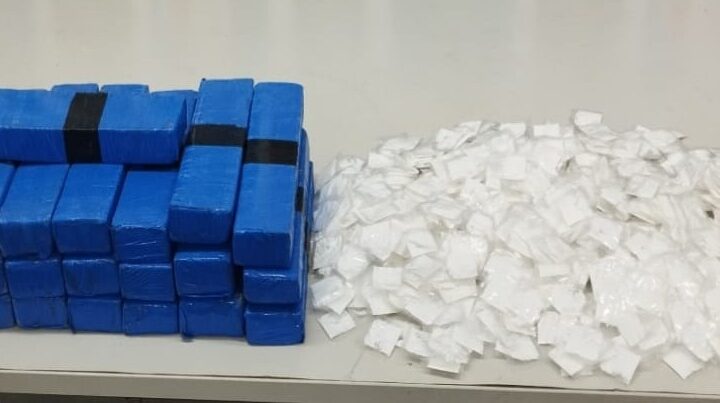 Acusado de assalto em casa lotérica é preso e droga avaliada em R$ 110 mil é apreendida