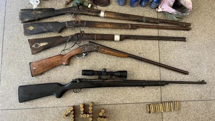 PM apreende várias armas de fogo