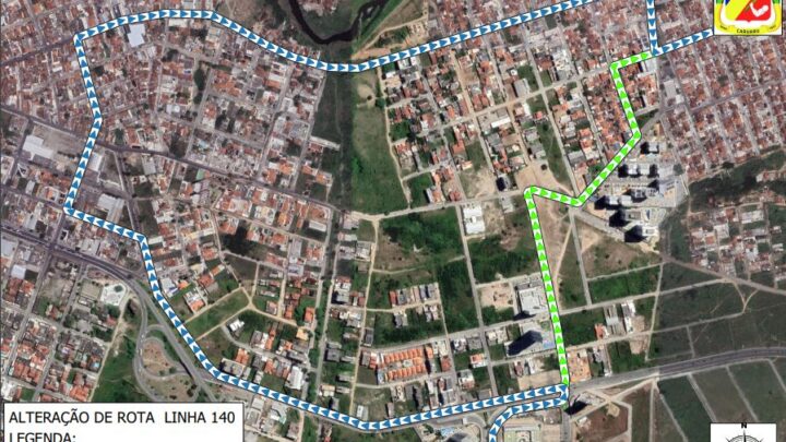 Linha de Ônibus sofrerá alteração de rota em Caruaru