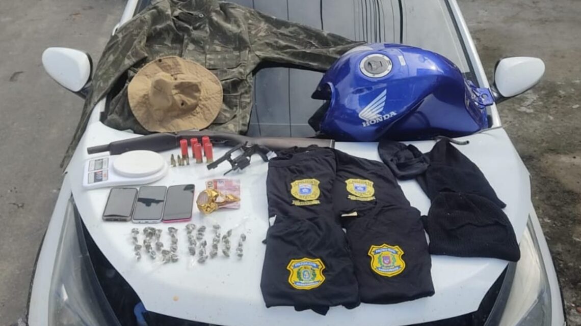 PM desbarata quadrilha por roubo de carro tráfico e porte ilegal de arma PM desbarata quadrilha por roubo de carro tráfico e porte ilegal de arma
