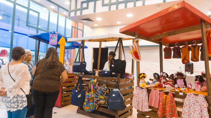 Mulheres Empreendedoras comercializam produtos no shopping até o dia 03 de setembro