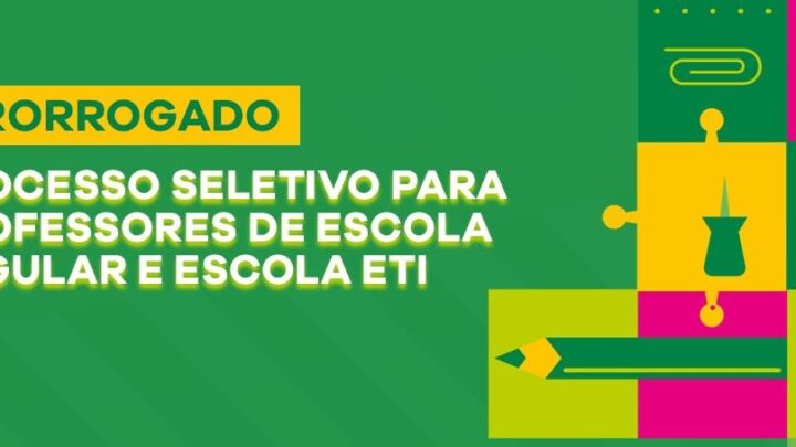 Prorrogada Seleção Pública Simplificada para contratação temporária de professores