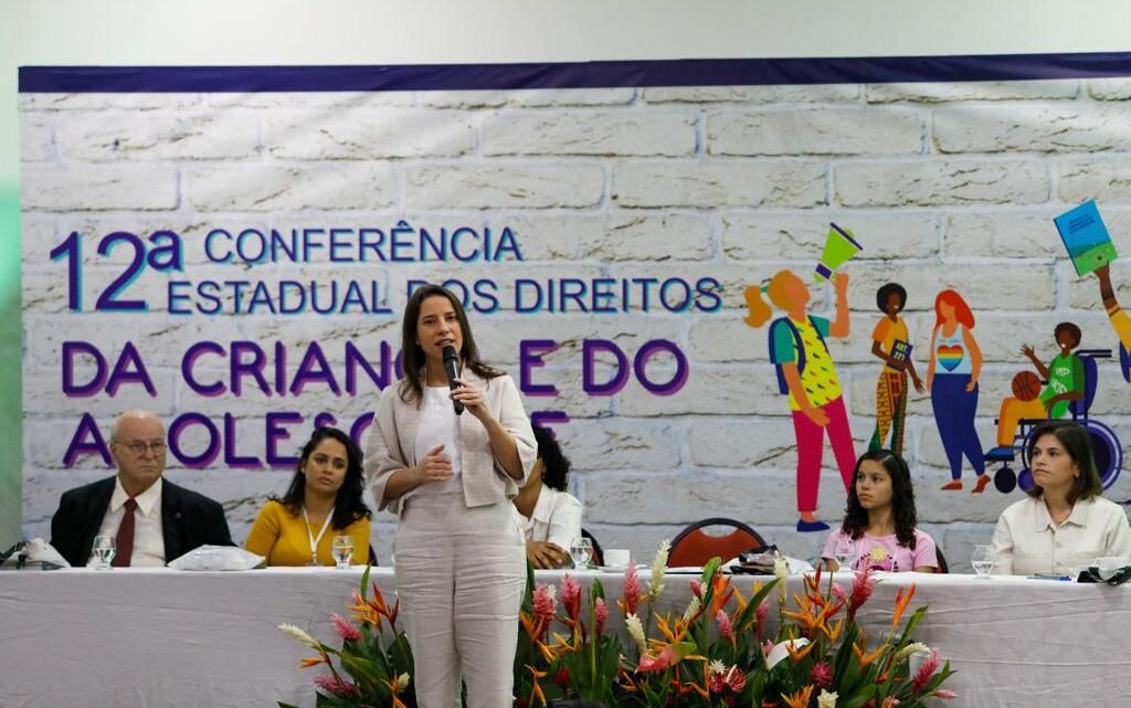 Raquel Lyra participa da abertura da 12ª Conferência Estadual de Defesa dos Direitos da Criança e do Adolescente de Pernambuco Raquel Lyra participa da abertura da 12ª Conferência Estadual de Defesa dos Direitos da Criança e do Adolescente de Pernambuco