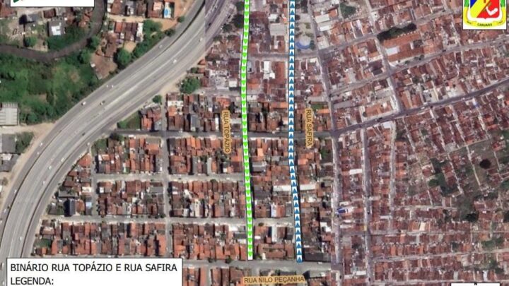 Binário das ruas Topázio e Safira, no bairro Centenário, vai permanecer
