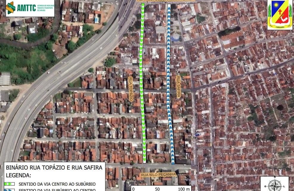 Binário das ruas Topázio e Safira, no bairro Centenário, vai permanecer Binário das ruas Topázio e Safira, no bairro Centenário, vai permanecer