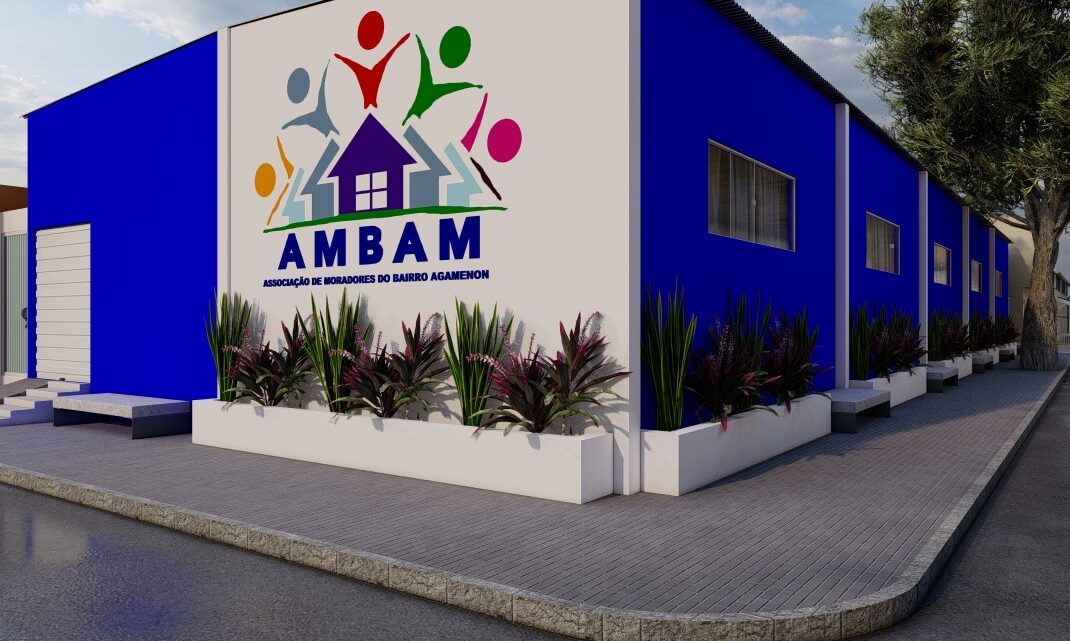 Júnior Letal apresenta projeto para reforma do prédio da Associação de Moradores do bairro Agamenon