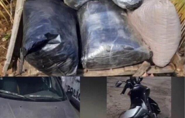 BEPI apreende 100kg de maconha e prende quatro indivíduos