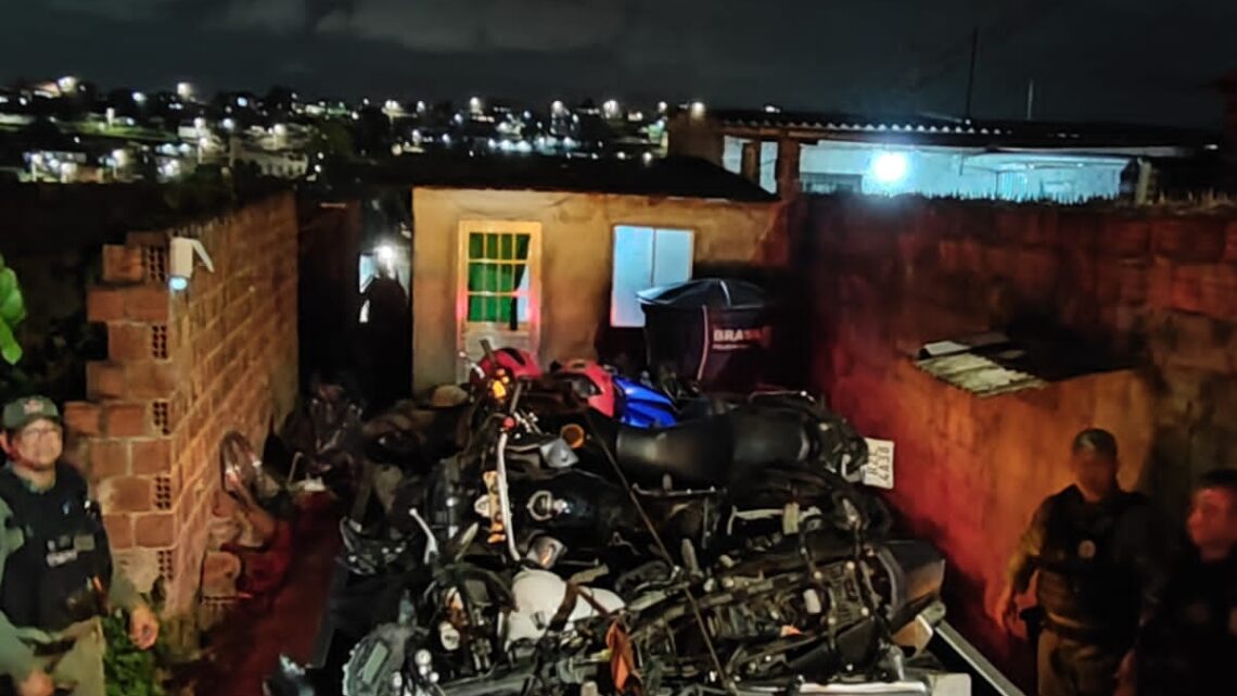 PM localiza desmanchede motocicletas roubadas