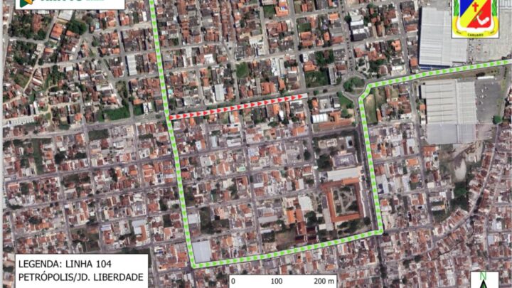 Linha que atende bairros Petrópolis e Jardim Liberdade terá alteração de rota
