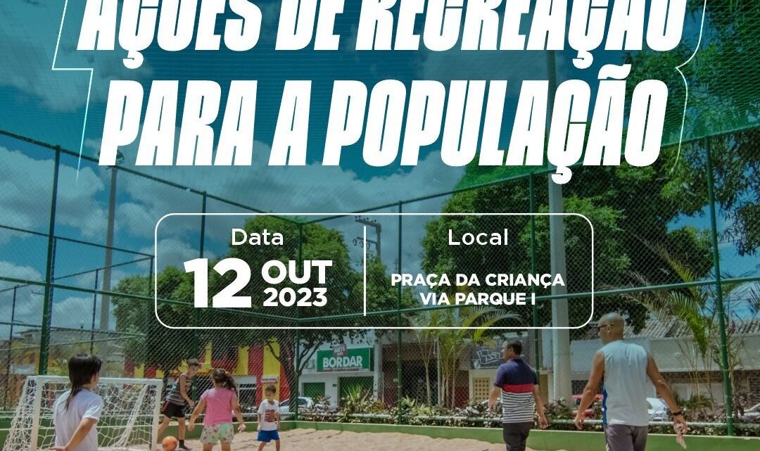 Dia das Crianças terá tarde de recreação gratuita em Caruaru