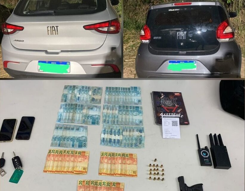 Polícia prende três pessoas por vários crimes