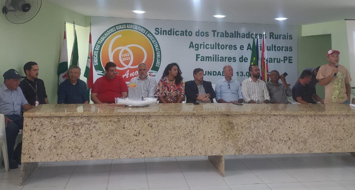 Plano-Safra 2023/2024 lançado no Sindicato dos Trabalhadores e Trabalhadoras Rurais de Caruaru