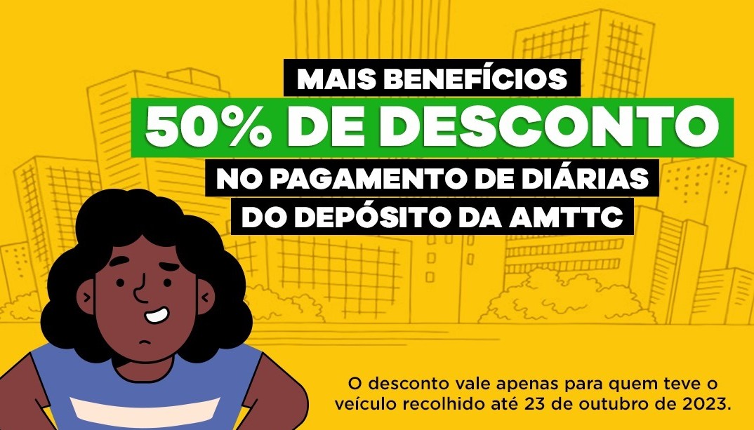 Veículos retidos: proprietários terão 50% de desconto no pagamentos de diárias no depósito da AMTTC