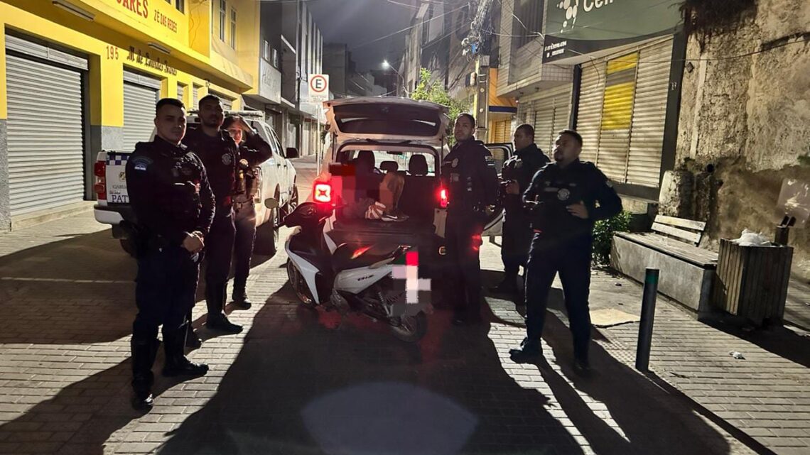 Guarda Municipal e Central Integrada de Monitoramento recuperam moto furtada em Caruaru