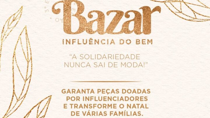 Transforma Caruaru realizará a 3ª edição do Bazar do Bem