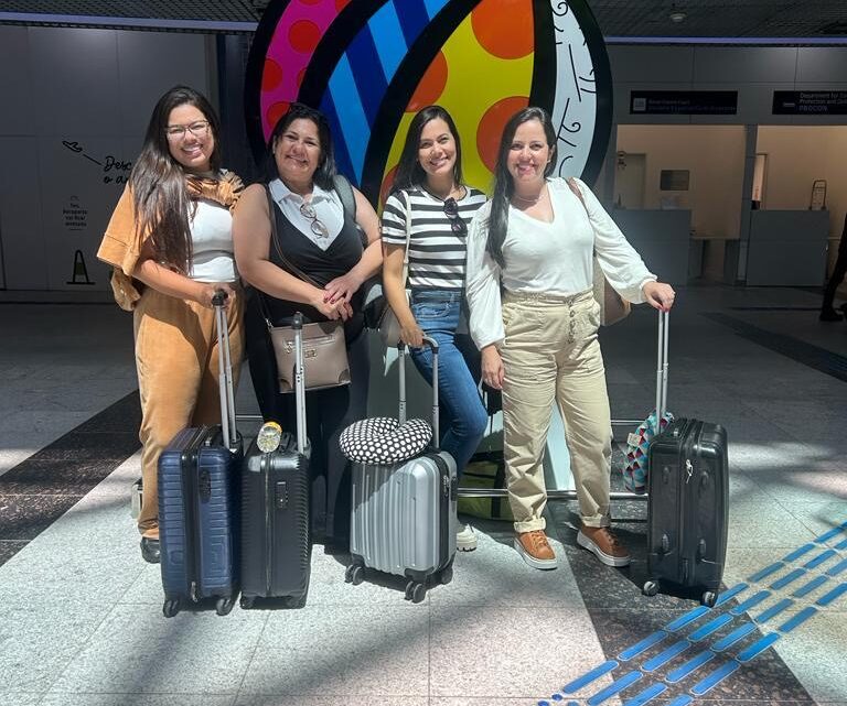 Servidoras da saúde representam Caruaru em viagem à São Paulo