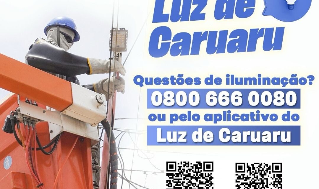 LUZ DE CARUARU ilumina a cidade: novo aplicativo facilita relatos de problemas de iluminação em tempo real LUZ DE CARUARU ilumina a cidade: novo aplicativo facilita relatos de problemas de iluminação em tempo real