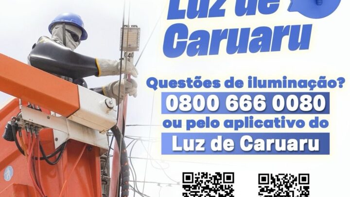 LUZ DE CARUARU ilumina a cidade: novo aplicativo facilita relatos de problemas de iluminação em tempo real