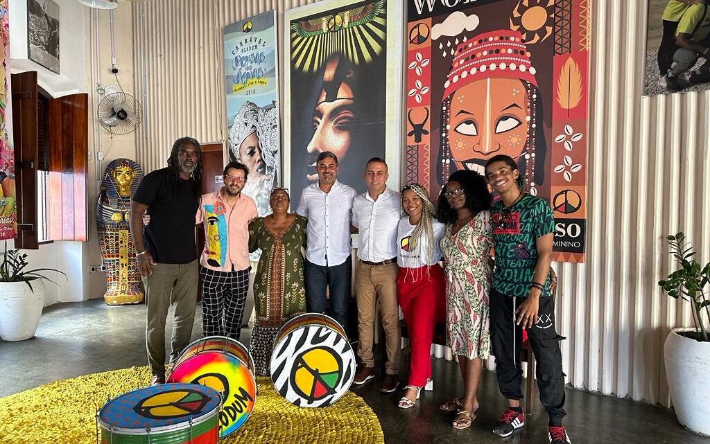 Representantes da Fundação de Cultura participam de reunião com integrantes do Olodum para debater valorização da cultura afro Representantes da Fundação de Cultura participam de reunião com integrantes do Olodum para debater valorização da cultura afro