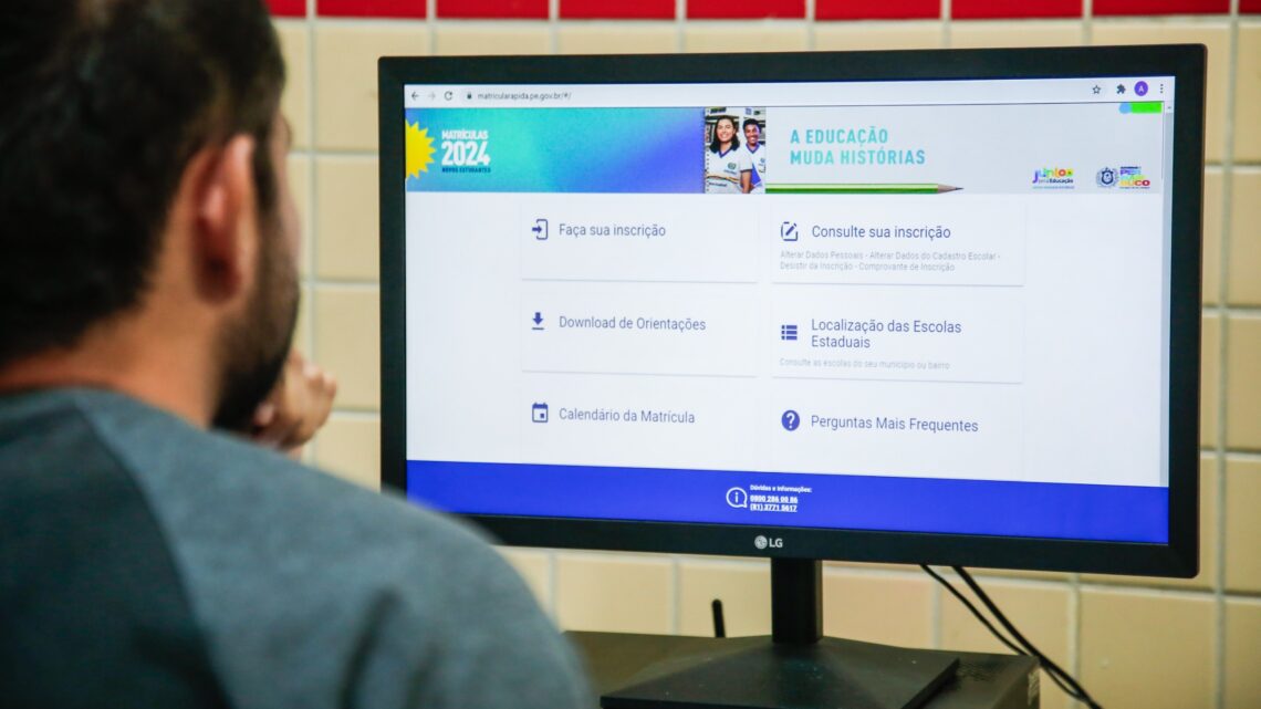 Matrículas da Rede Estadual terminam no dia 26 de dezembro