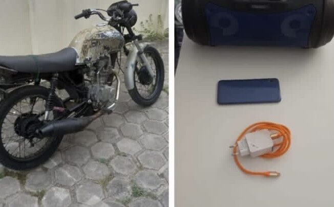 Ladrão é preso e autuado em flagrante delito pelo crime de furto a residência