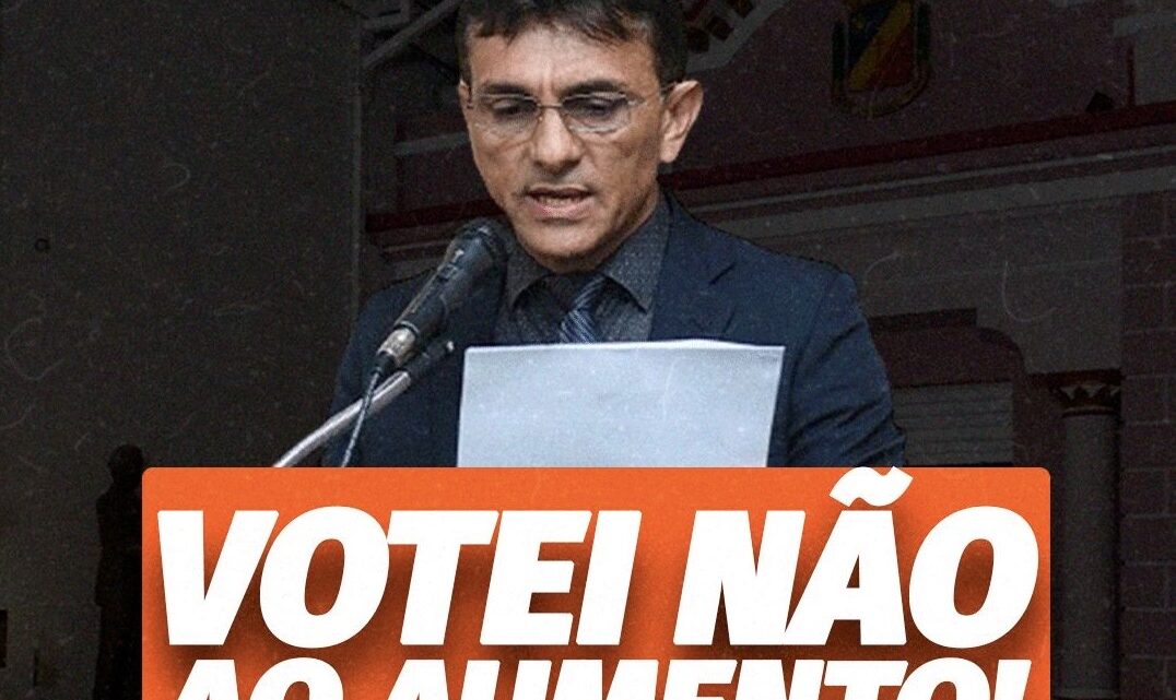 Mano do Som vota contra aumento dos salários dos vereadores na Câmara de Caruaru Mano do Som vota contra aumento dos salários dos vereadores na Câmara de Caruaru